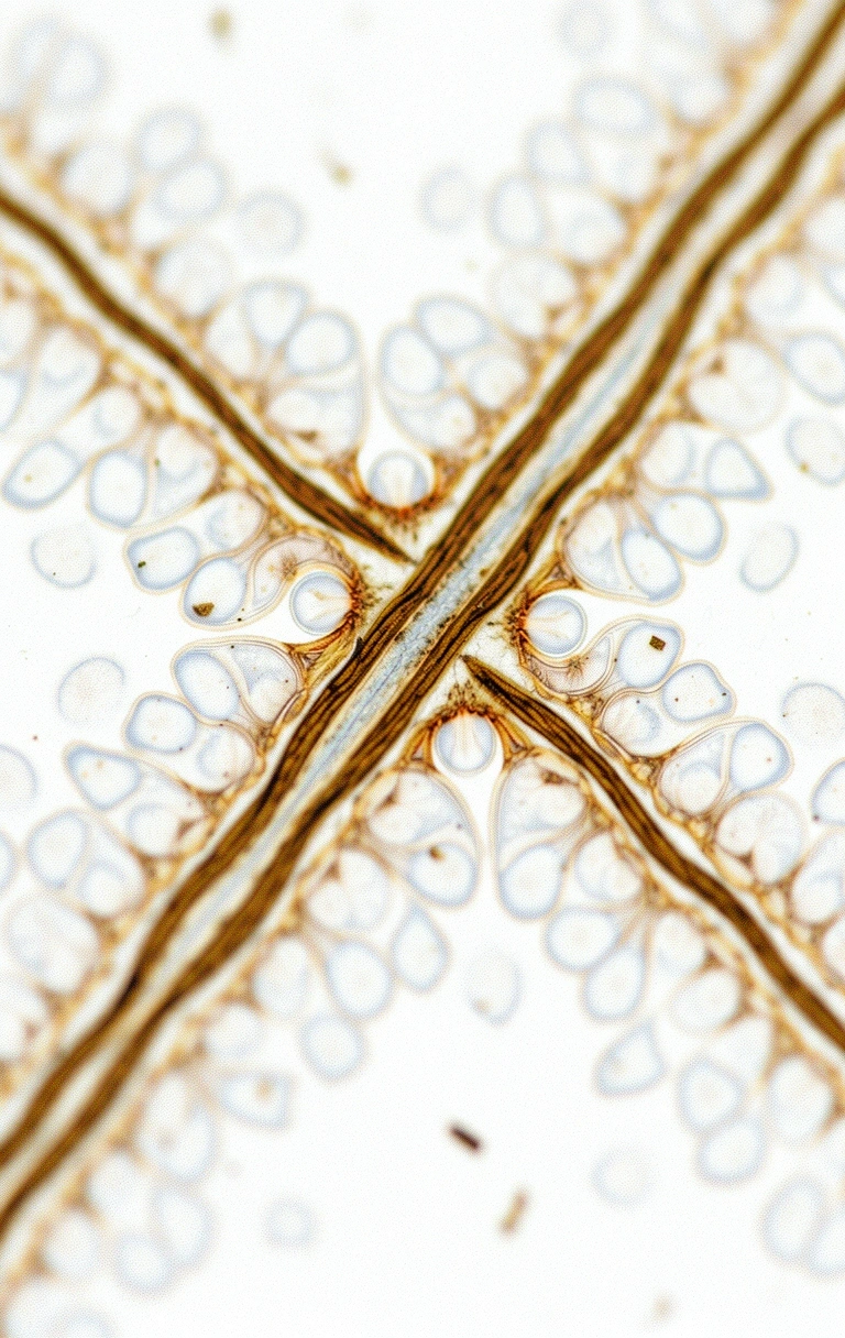 Structure microscopique végétale